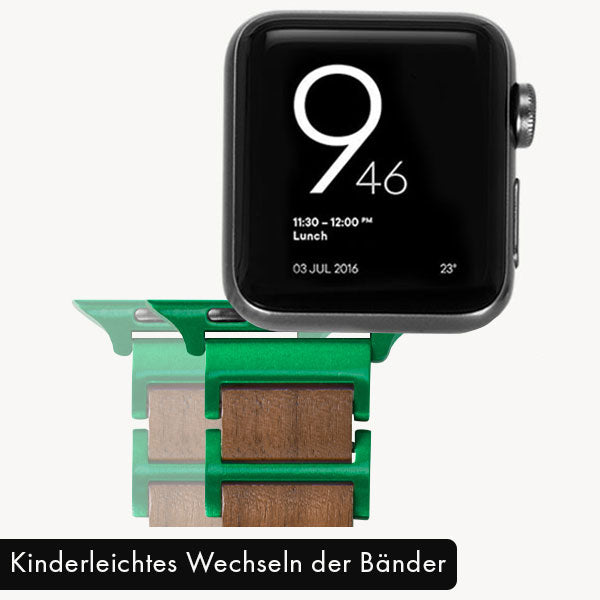 Apple Watch Uhrband LIMA Holzart Nussholz www.laimer.bz