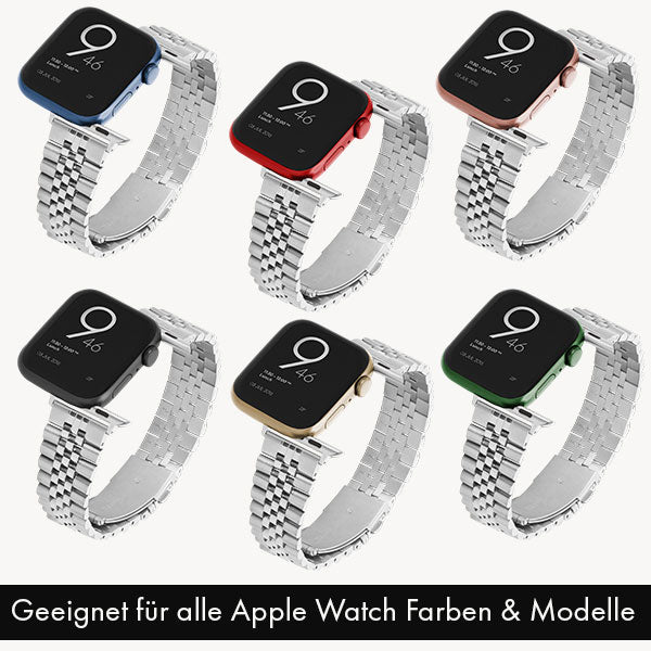 Apple Watch Uhrband NEVA ▷ Material: Edelstahl –